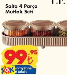 LE PARİS SALTA 4 PARÇA MUTFAK SETİ LE PARİS SALTA 4 PARÇA MUTFAK SETİ